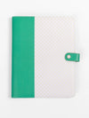 Color Block Teal & Gold Dots PadFolio