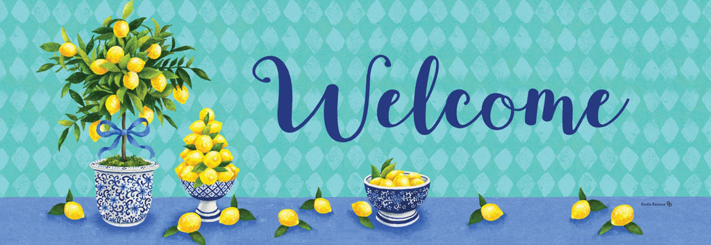 Lemon Topiary Signature Sign