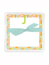 Tropical Initial Acrylic Notepad