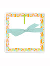 Tropical Initial Acrylic Notepad