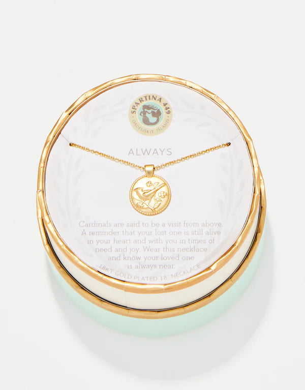 Spartina Sea La Vie Gold Always Cardinal Necklace
