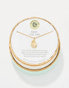 Spartina Sea La Vie Gold Seas the Day Oyster Necklace