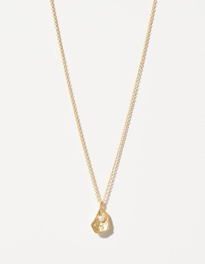 Spartina Sea La Vie Gold Seas the Day Oyster Necklace