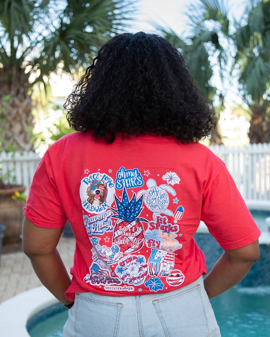 Patriotic Decals Southernology Tee