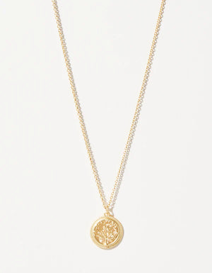 Spartina Sea La Vie Gold Flourish Tree of Life Necklace