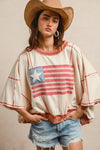Patriot Threads Patchwork Top