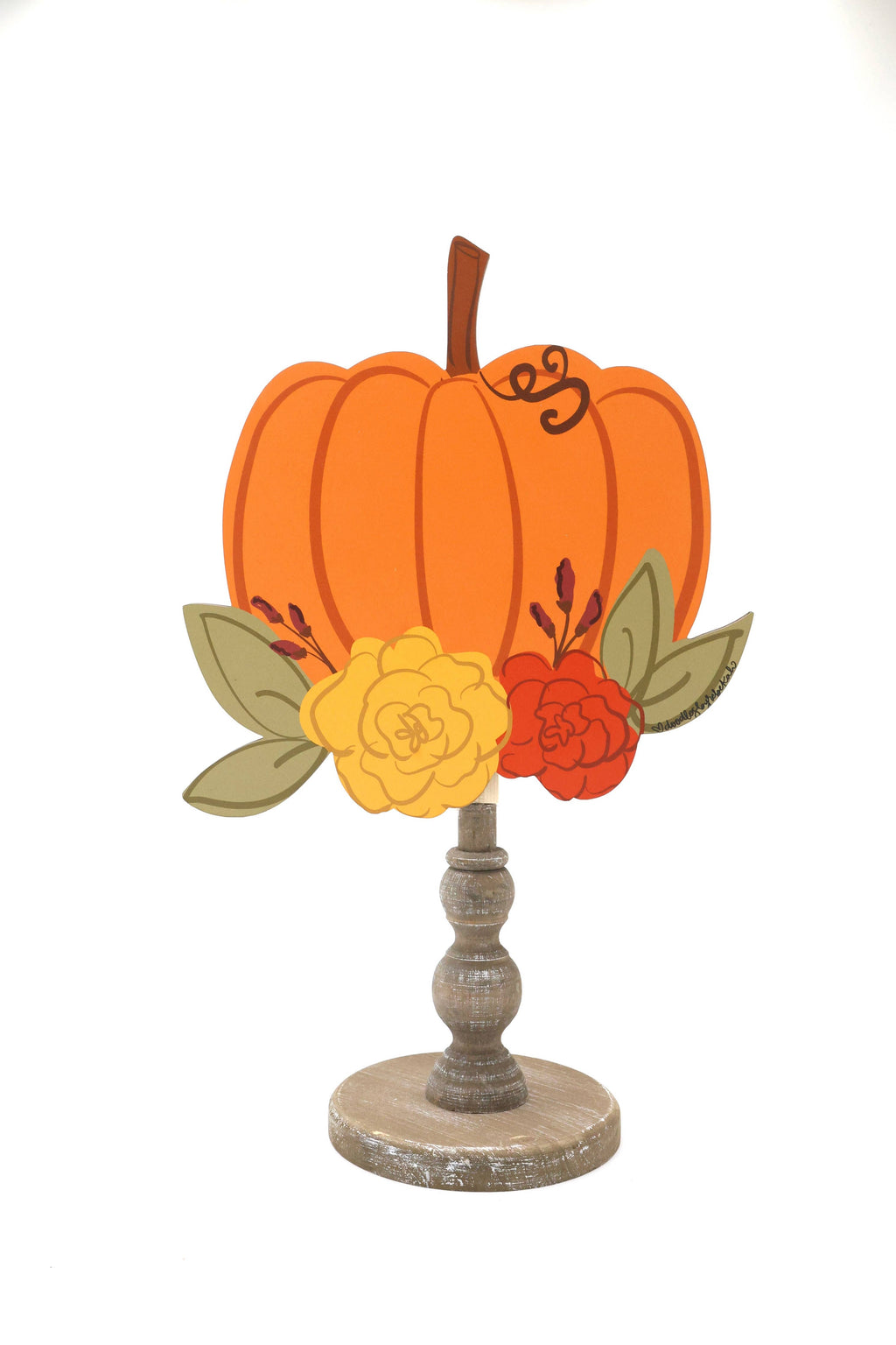 Dee's Pumpkin 12" Doodles By Rebekah Topper
