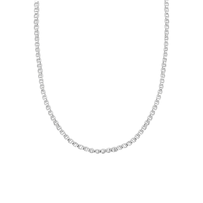 Amanda Blu Silver Add A Charm Box Chain Necklace