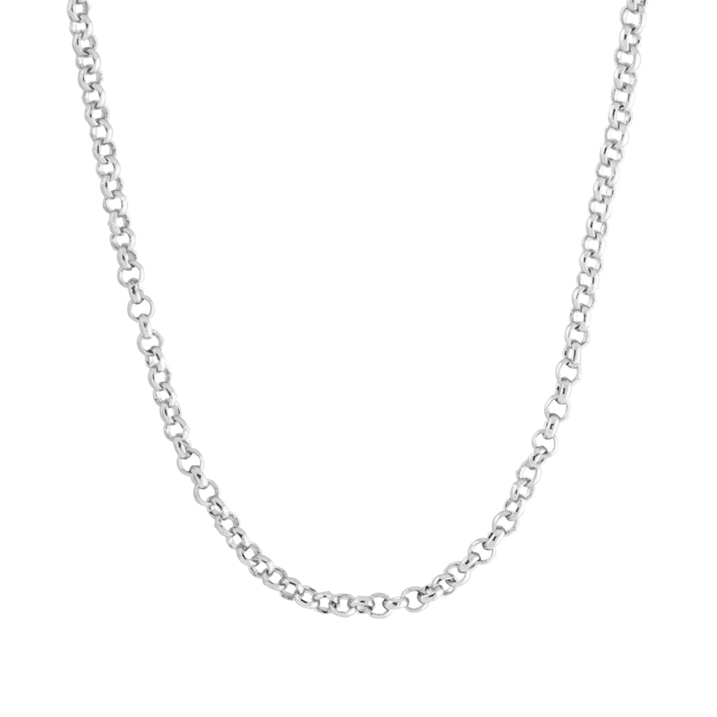 Amanda Blu Silver Add A Charm Cable Chain Necklace