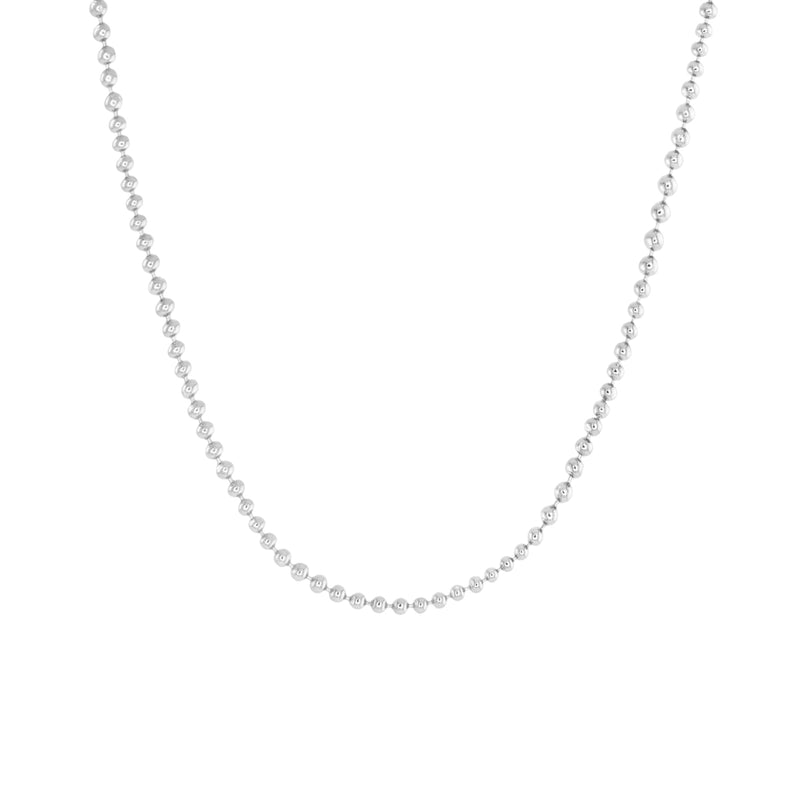 Amanda Blu Silver Add A Charm Beaded Chain Necklace