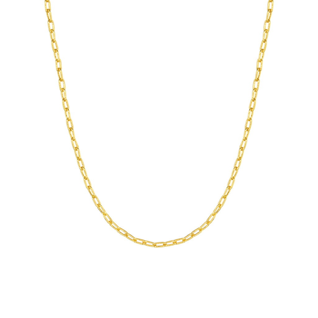 Amanda Blu Gold Add A Charm Paperclip Chain Necklace