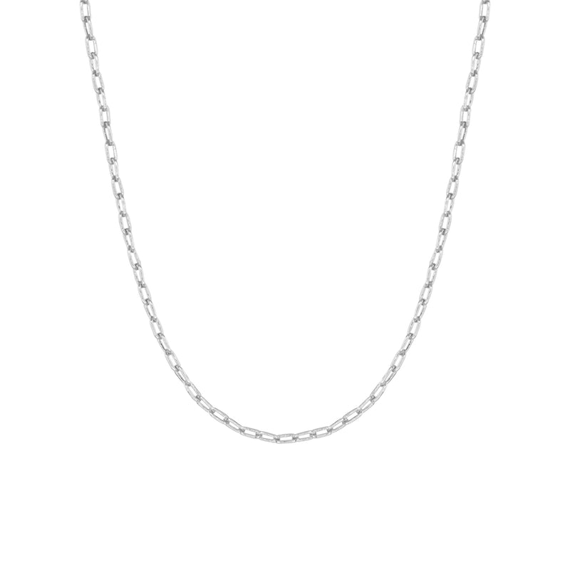 Amanda Blu Silver Add A Charm Paperclip Chain Necklace