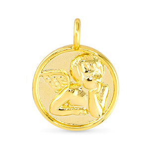 Amanda Blu Gold Angel Pendant Charm