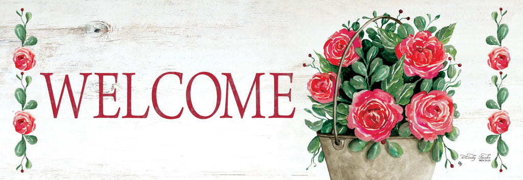 Rose Bucket Signature Sign