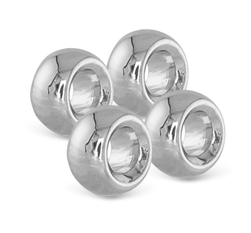 Amanda Blu Silver Charm Spacers - 4pk