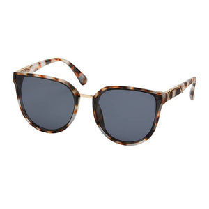 Blue Gem Inlay Cat Eye Sunglasses