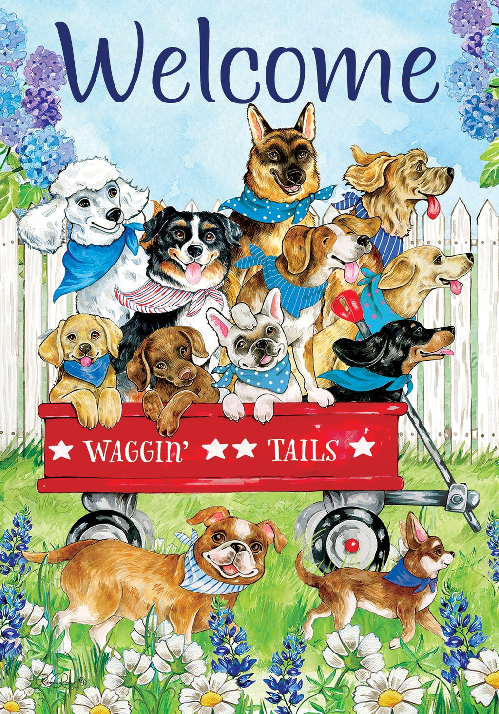 Waggin' Tails House Flag