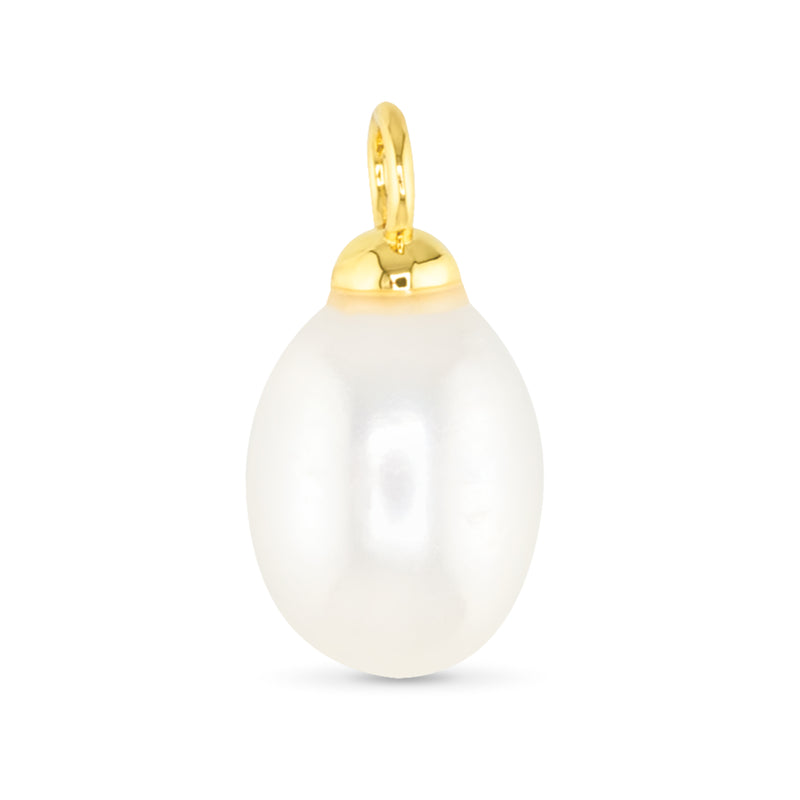 Amanda Blu Gold Pearl Drop Charm