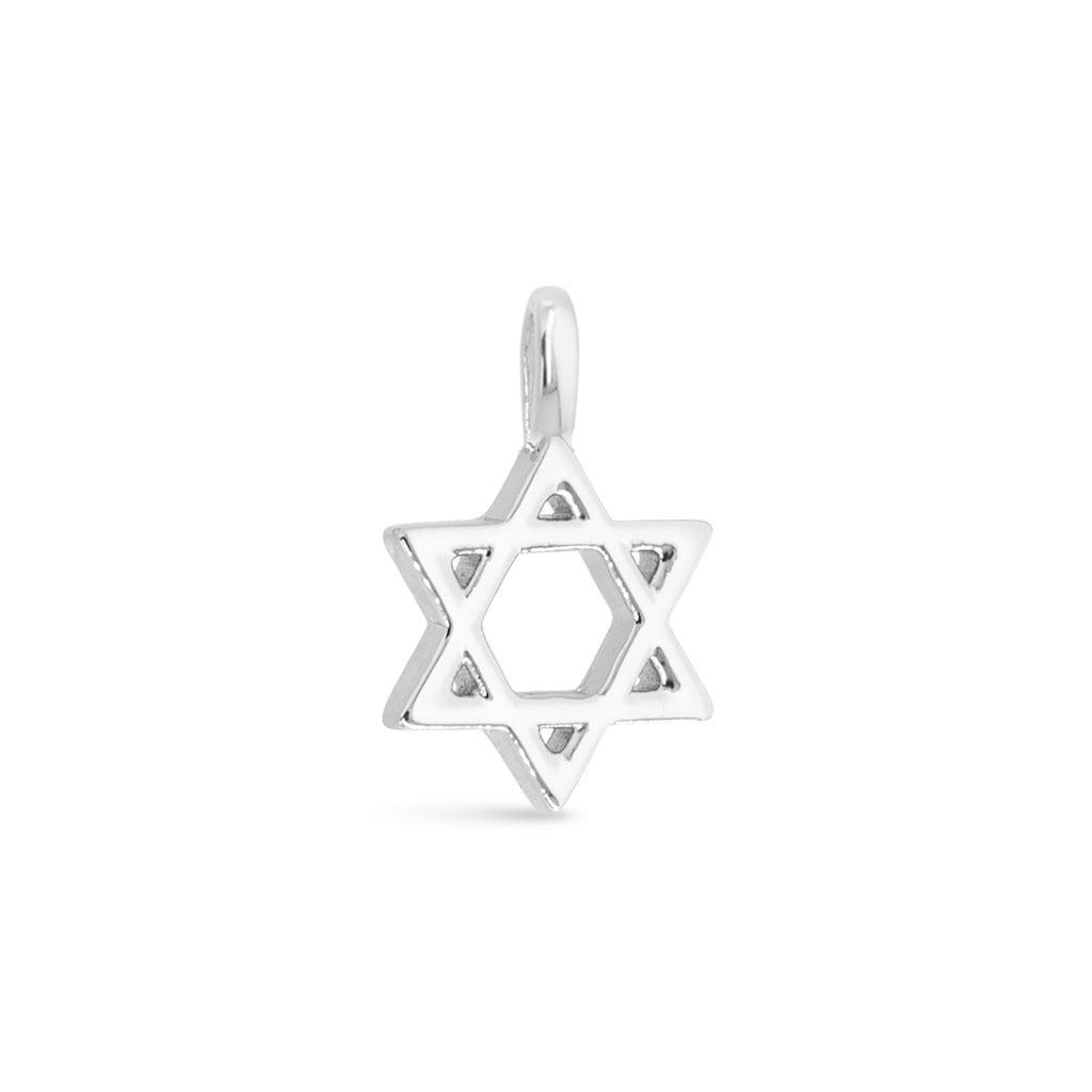 Amanda Blu Silver Star of David Charm