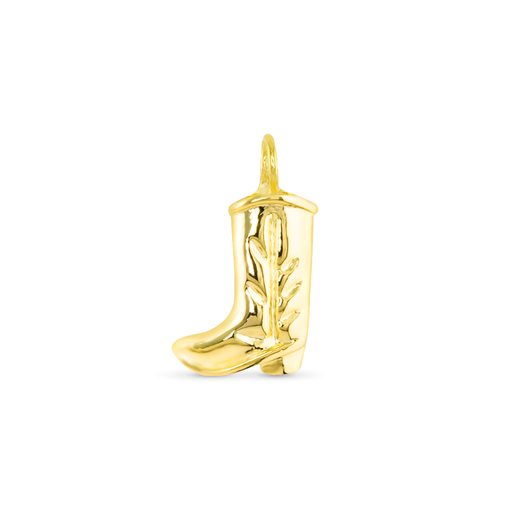 Amanda Blu Gold Cowboy Boot Charm