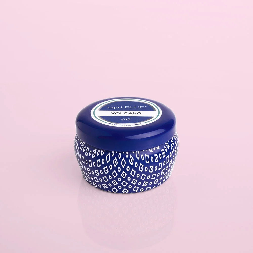 Capri Blue Volcano Blue Mini Tin Candle