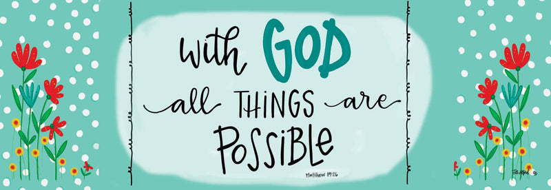 With God Signature Sign