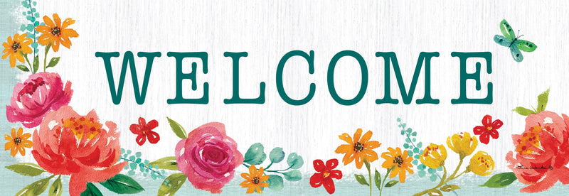 Blessed Floral Signature Sign