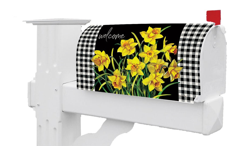 Daffodil Check Mailbox Makeover