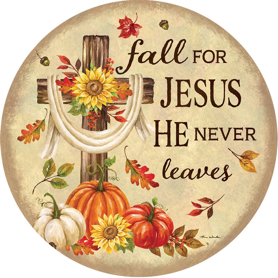 Fall For Jesus Accent Magnet