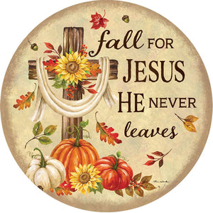 Fall For Jesus Accent Magnet
