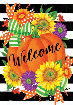 Pumpkin Splendor Garden Flag