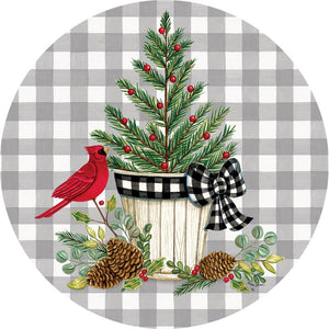 Cardinal Christmas Tree Accent Magnet