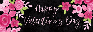 Valentine Floral Signature Sign