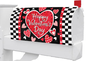 Valentine Check Mailbox Makeover