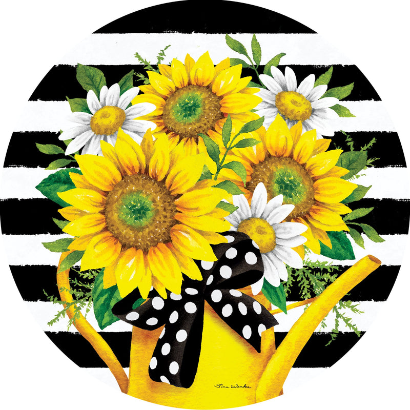 Sunflower Watering Cans Accent Magnet