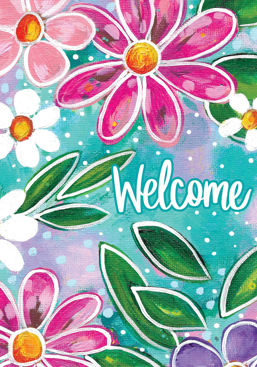 Fantastic Flowers Can Garden Flag