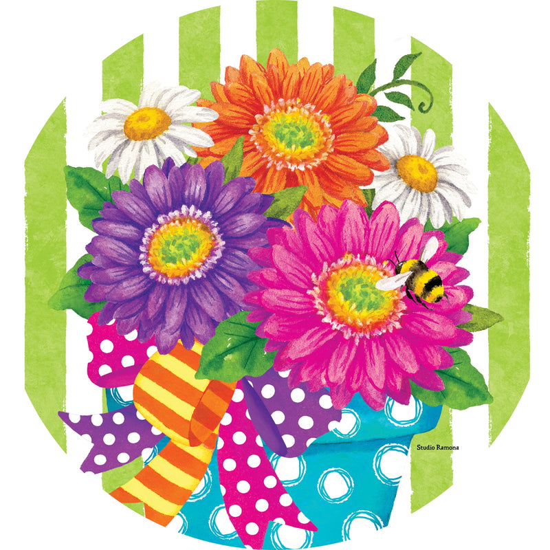 Gerbera Stripes Accent Magnet