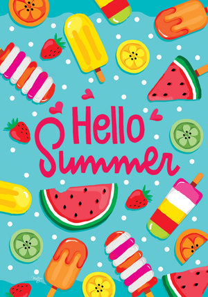 Popsicles Garden Flag
