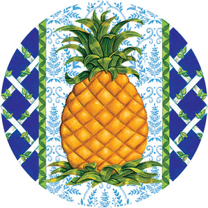 Elegant Pineapple Accent Magnet