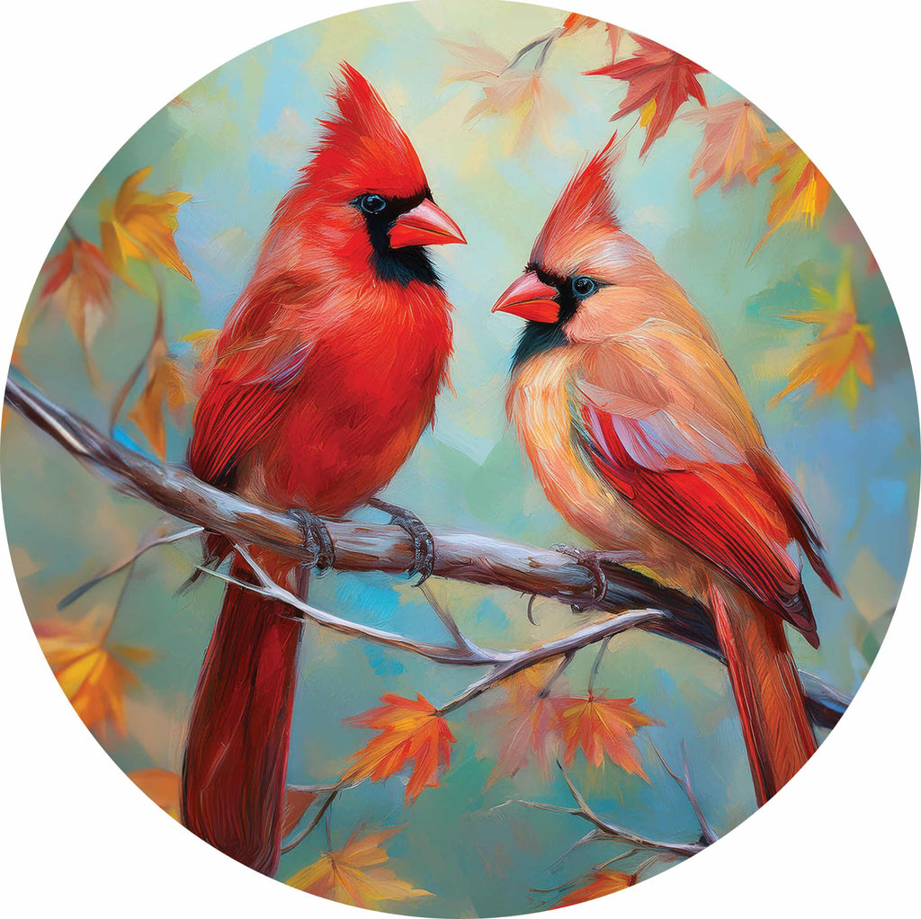 Cardinal Couple Accent Magnet