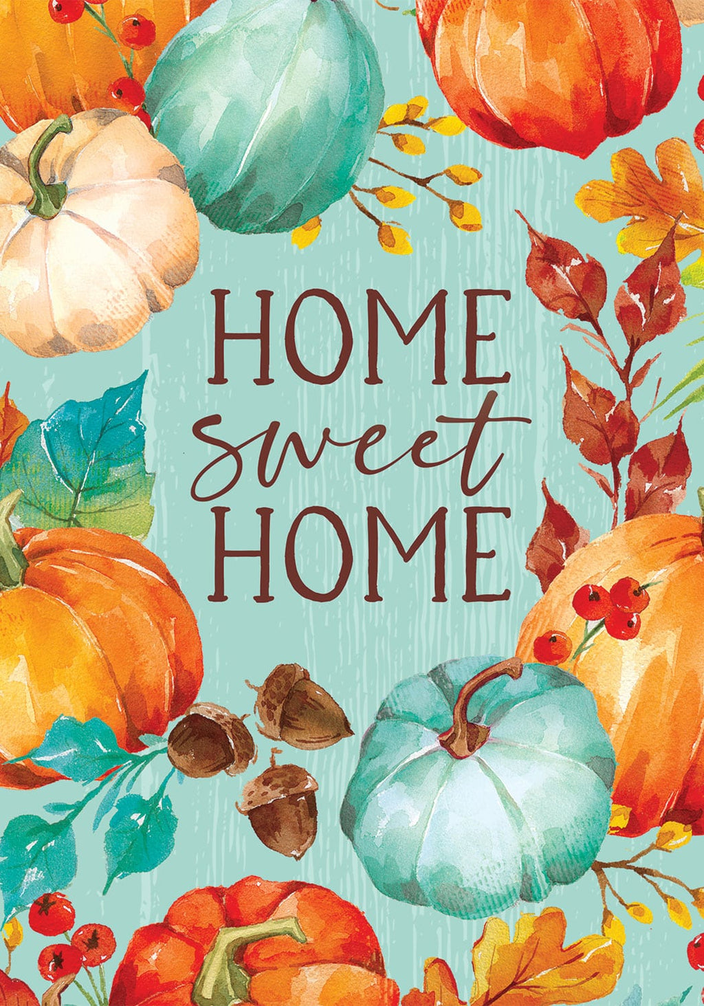 Pumpkin Frame Garden Flag