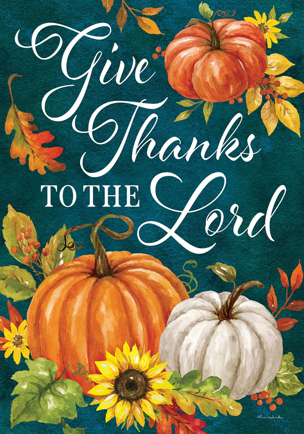 Give Thanks House Flag