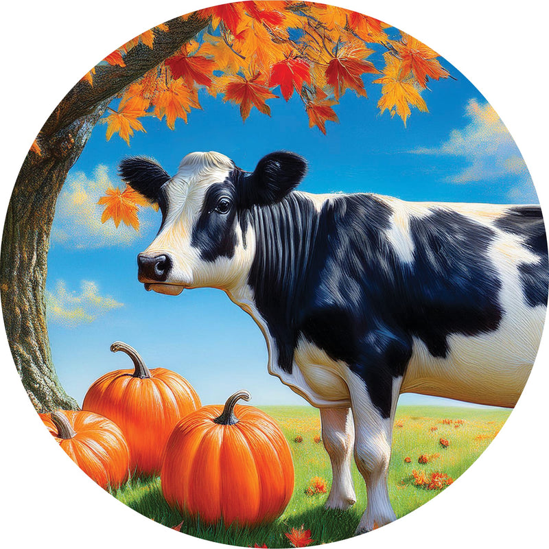 Cow & Pumpkin Accent Magnet