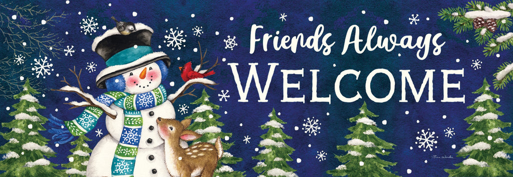 Woodland Snowman Signature Sign