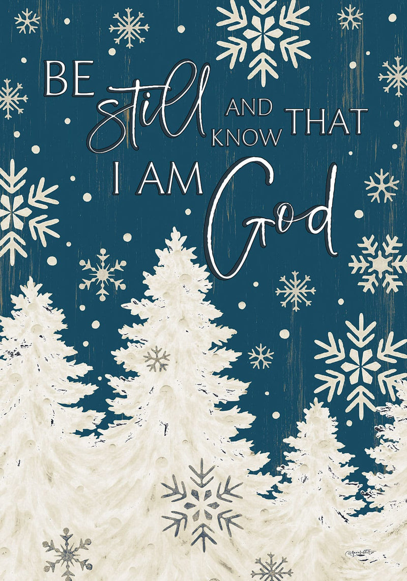 Be Still Christmas Garden Flag