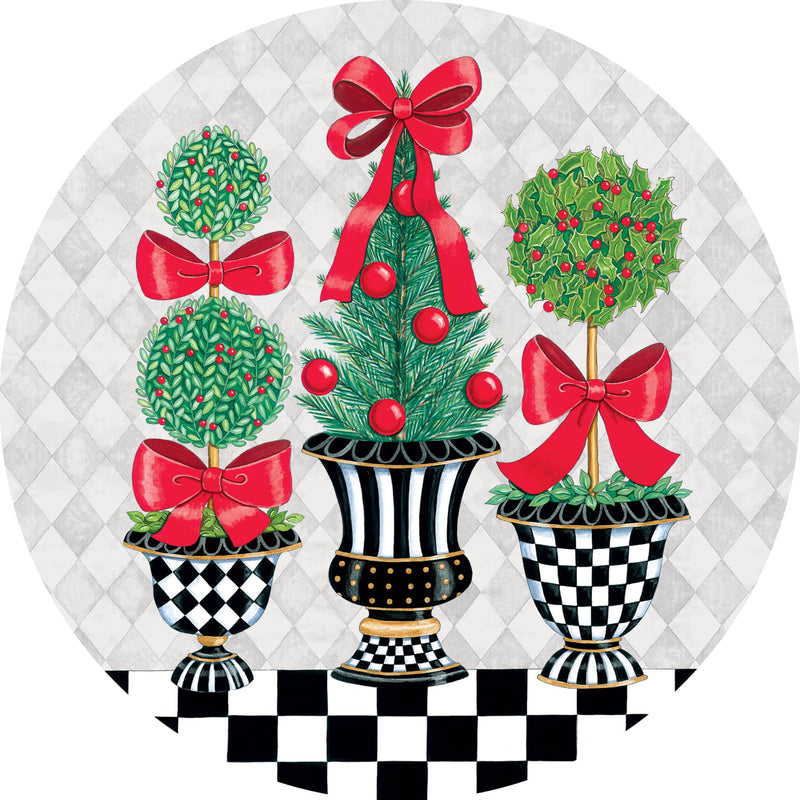 Christmas Topiary Accent Magnet