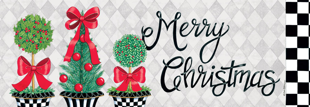 Christmas Topiary Signature Sign