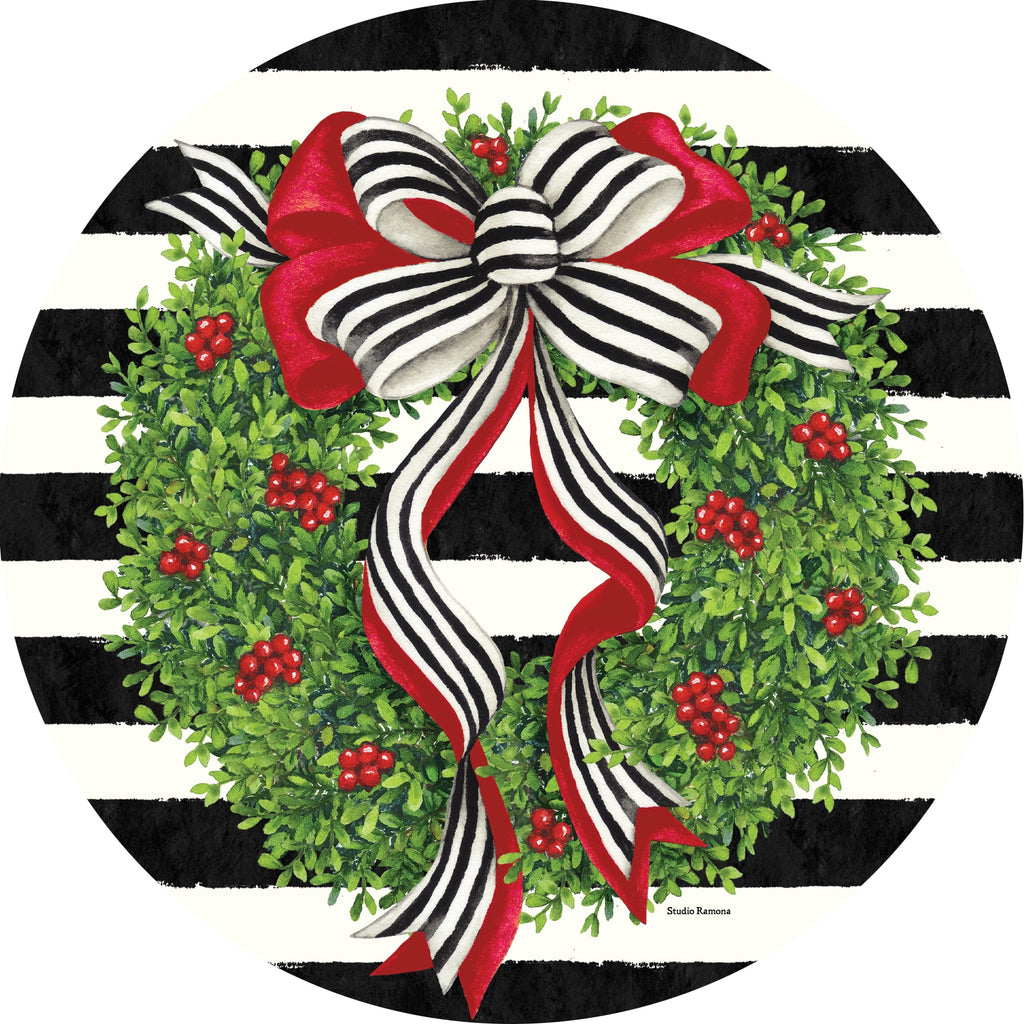 Christmas Stripes Accent Magnet