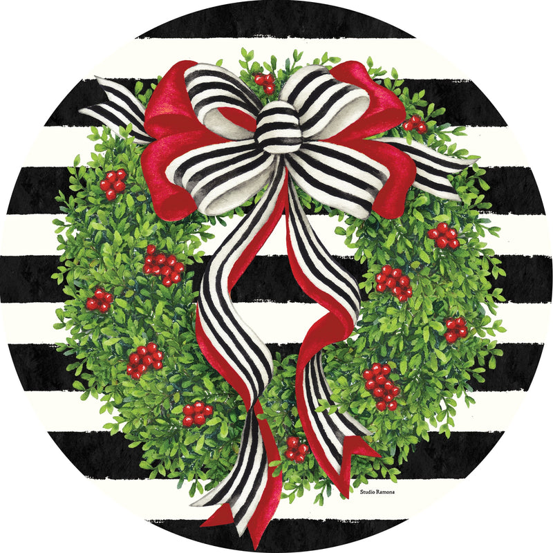 Christmas Stripes Accent Magnet