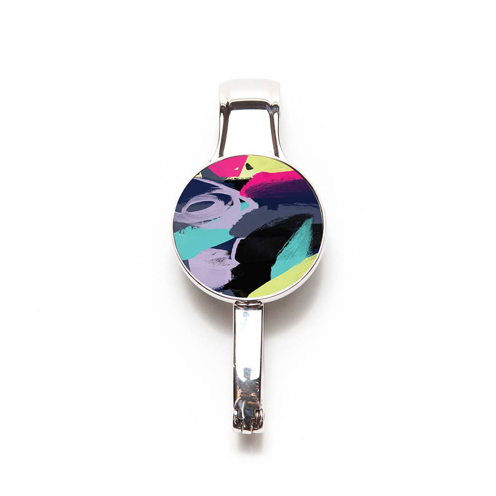 Paint Print Purse Key Hanger